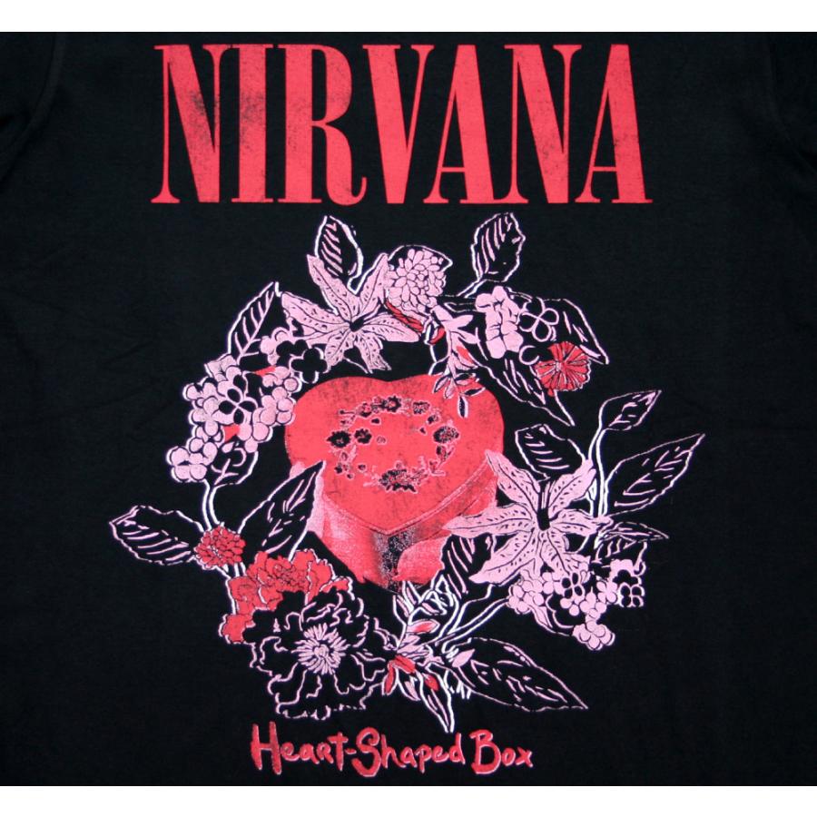 Nirvana / Heart-Shaped Box Tee 4 (Black) [Premium Carbon