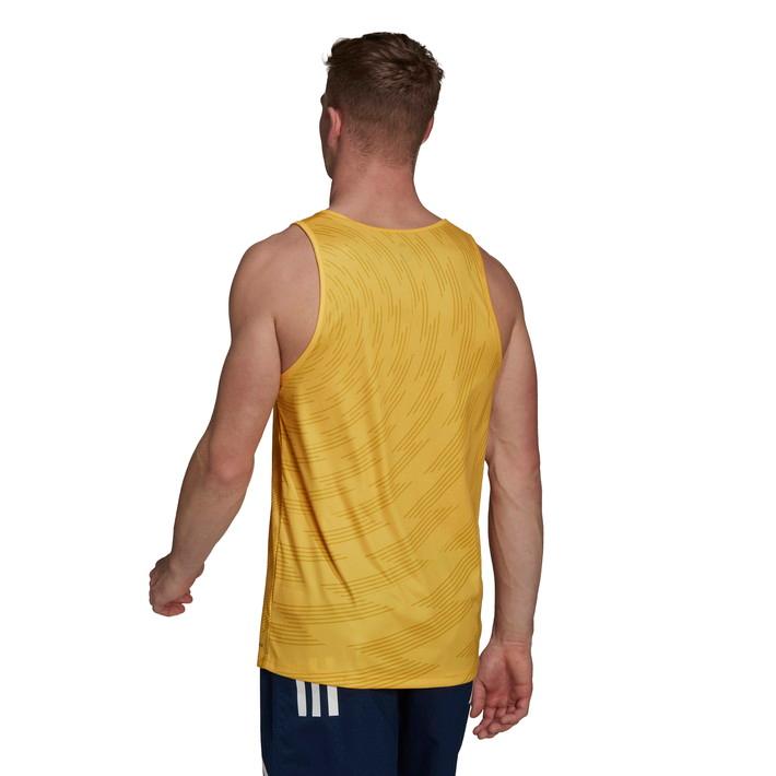 【海外限定】【新品】ラグビー タンクトップ ハリケーンズ 黄 XL ラグビー スーパーラグビー ハリケーンズ シングレット 袖なし H58529