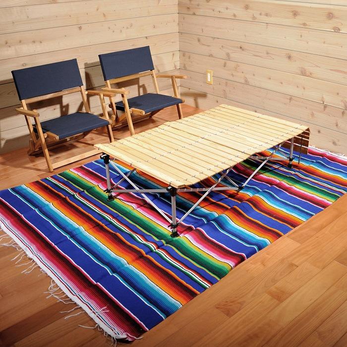 メキシカン サラペ ブランケット キャンプ アウトドア メキシカンラグ サルティーヨ サラッペ Saltillo Sarape[約210x150cm]ORANGE｜rugforest｜06