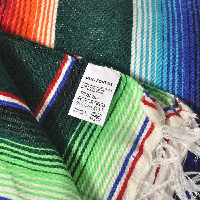 メキシカン サラペ ブランケット キャンプ アウトドア メキシカンラグ