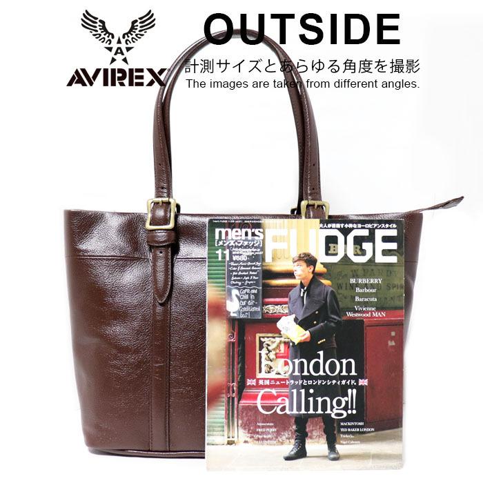 AVIREX（アヴィレックス） 本革 トート バッグ アビレックス AVIREX