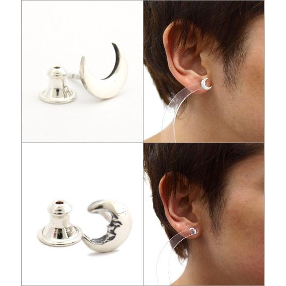 CRAZY PIG（クレイジーピッグ） ピアス ムーンスタッドピアス 片耳