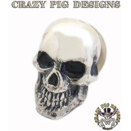 クレイジーピッグ ピアス CRAZYPIG スカル＆ジョースタッドピアス CRAZY PIG 片耳 イヤリング ピアス メンズ ピアス レディース｜rugged-market