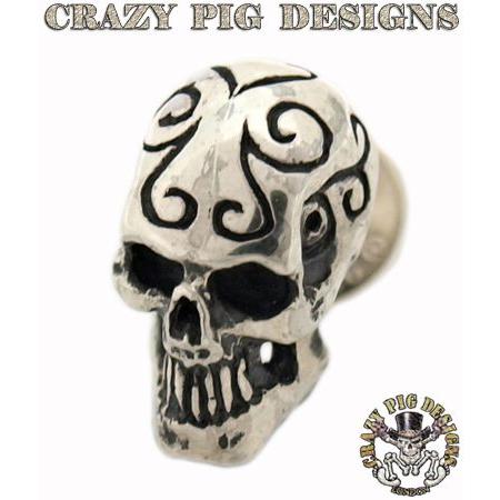 クレイジーピッグ crazy pig トライバルスカル 未使用 CRAZY PIG レア