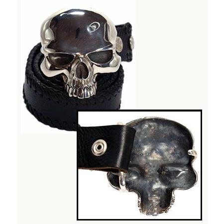 CRAZY PIG（クレイジーピッグ） エビルスカルバックル&レザーベルト