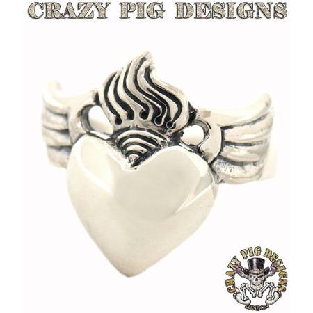 クレイジーピッグ リング 指輪 CRAZYPIG ロザリーハート＆ウィングスリング CRAZY PIG メンズ リング レディース リング