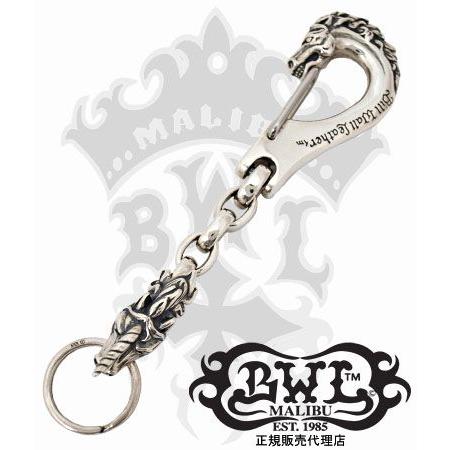 【カスタムロゴ入り】ビルウォールレザー　ホースクリップキーチェーンユニコーン BILL WALL LEATHER（ビルウォールレザー） 送料無料 BWL ミディアム