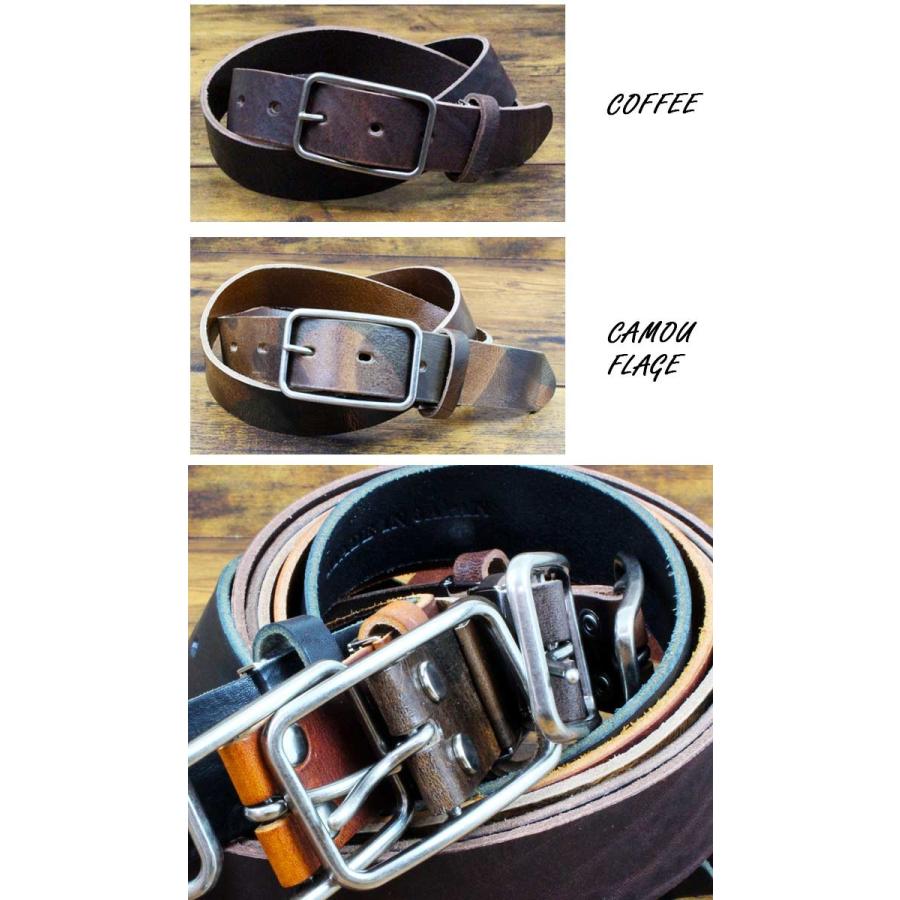 HTC 厚め 本革ベルト 栃木レザーベルト イタリアンレザー 日本製 革4種