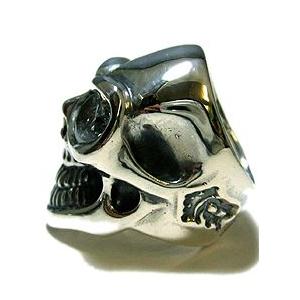 【値段交渉可：送料込】 送料無料 BWL ビルウォールレザー リング Bill Wall Leather マスター スカル w ストーン アイズ リング 指輪 【F3353136037】(120934円)