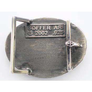 ソファアリ SofferAri グランド クロス バックル BUCKLE ベルトの画像