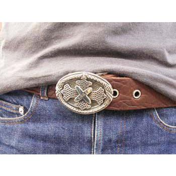 ソファアリ SofferAri グランド クロス バックル BUCKLE ベルトの画像