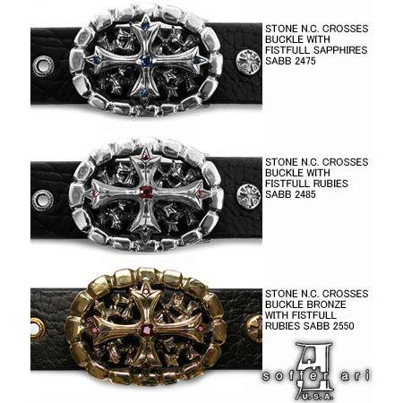 ソファアリ SofferAri バックル STONE N.C. CROSSES BUCKLE ベルトの画像