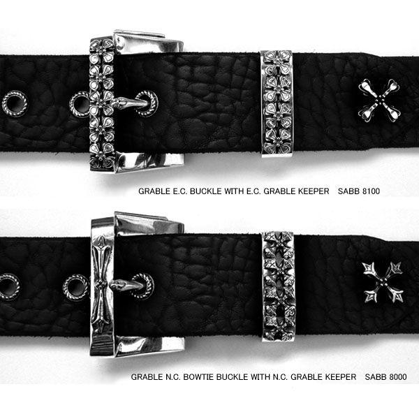 ソファアリ SofferAri バックル GRABLE N.C. E.C. BOWTIE BUCKLE WITH N.C. E.C. GRABLE KEEPER ベルトの画像