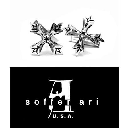 ソファアリ SofferAri ラージ N.C. バッヂ カフリンクス CUFFLINKS カフスボタン｜rugged-market