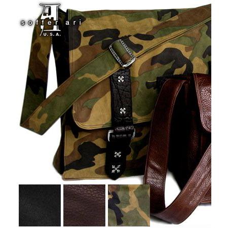 ソファアリ SofferAri レザー バッグ ショルダー LARGE S.A. MAILED FIST BAG ボストンバッグ 革鞄 レザーバッグ BAG