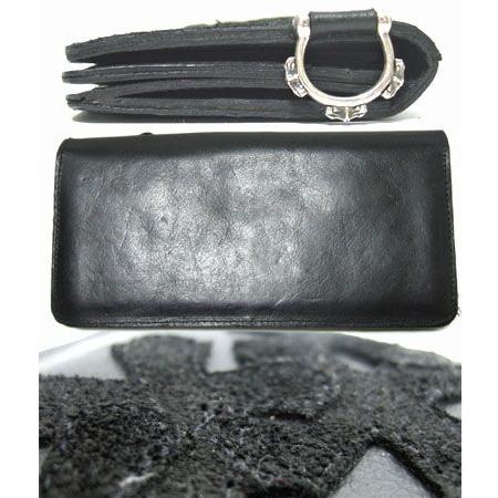 ソファアリ SofferAri ミスター スー ウォレット w スパイダー ウェブ & クロスズ MR. SUE WALLET w SPIDER WEB & CROSSES 革財布の画像