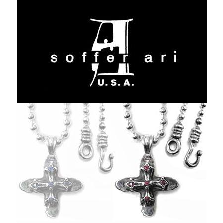 ソファアリ SofferAri パイルド N.C. ペンダント w ルビー PENDANT ネックレス