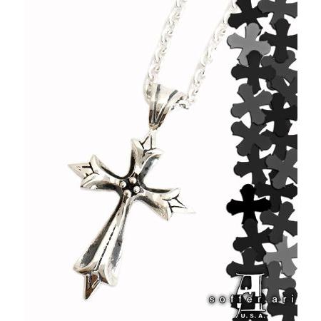 CHROME HEARTS ソファアリ SofferAri トゥルー N.C.クロス ペンダント  