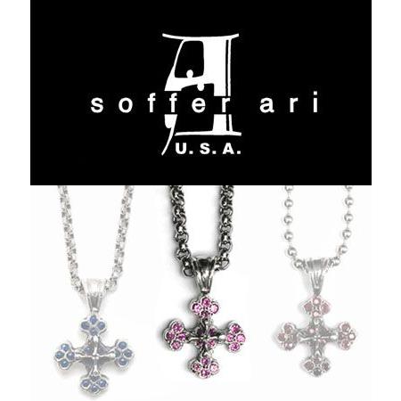 ソファアリ SofferAri コカイン アイズ ペンダント w ピンク サファイア PENDANT ネックレス