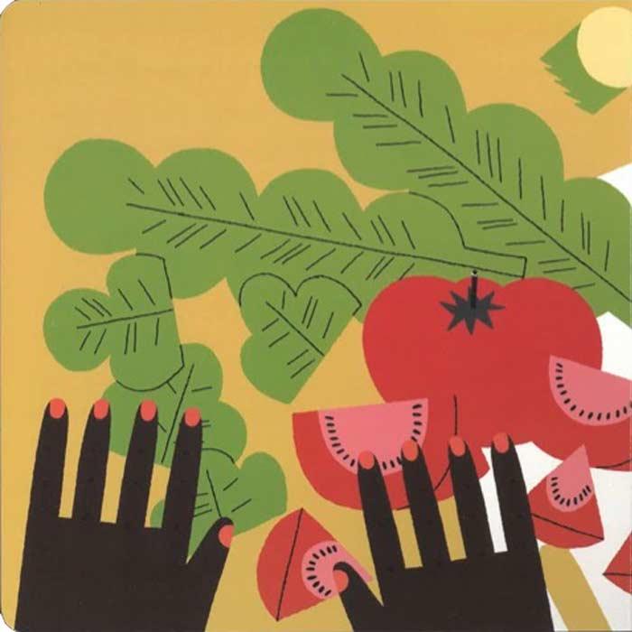 サラダ スペインの絵本 しかけ絵本 0歳 1歳 2歳向け絵本 おすすめ 人気