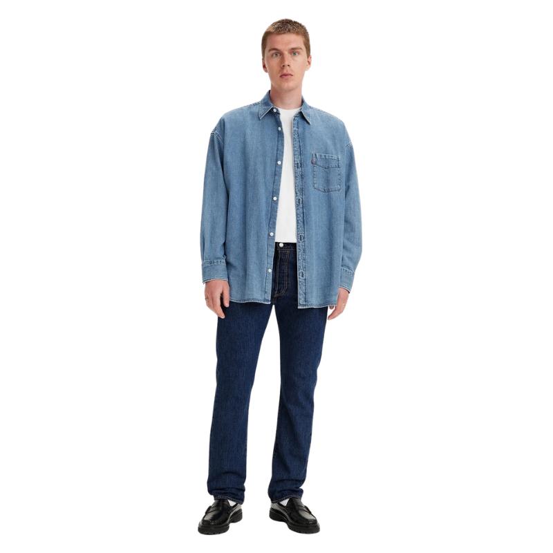 リーバイス Levi’s 501 ORIGINAL ジーンズ ストレート デニム メンズ ダークインディゴDARK INDIGO 紺 NAVY ネイビー CRISPY RINSE 00501-1484_2