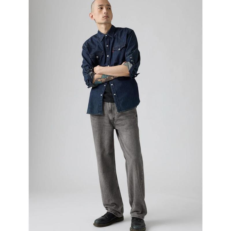 リーバイス Levi’s 565 '97 ルーズストレート ジーンズ  デニム メンズ GRAY　グレーCHEERS TO THAT A72210006の画像