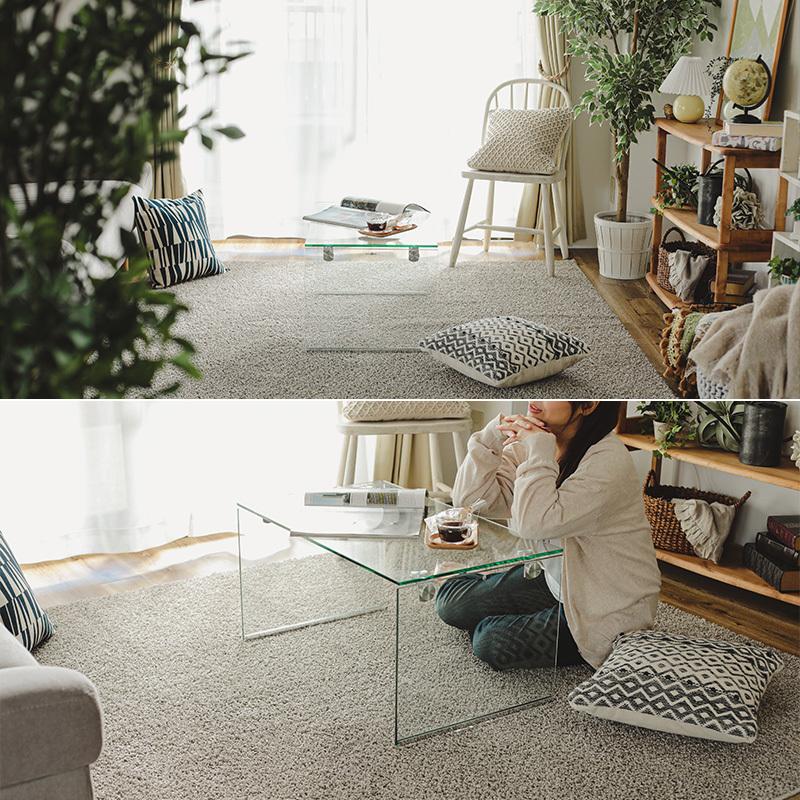 グラムスタイル 在庫処分 特価 カーペット ラグ シャギー 1.5畳 130