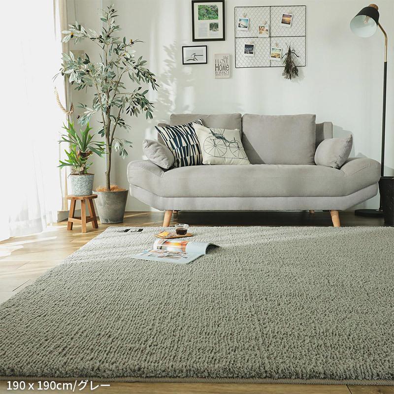 グラムスタイル 在庫処分 特価 ラグ カーペット 3畳 190×240