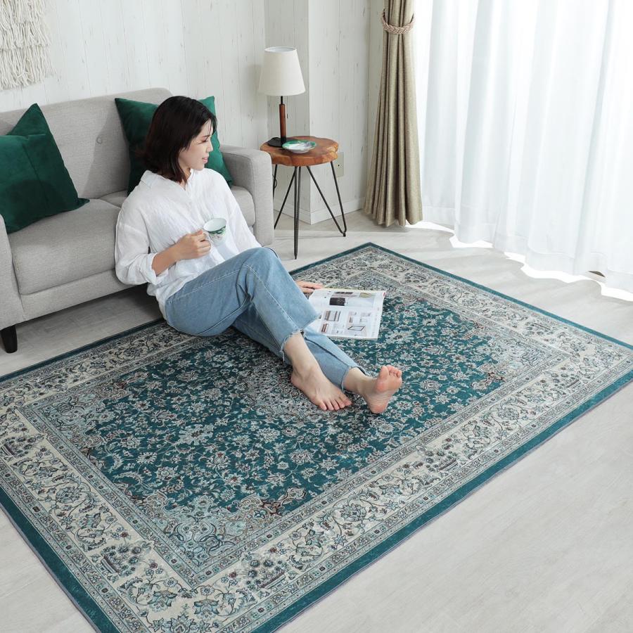 グラムスタイル ラグ カーペット ペルシャ 風 1.5畳 140×200 グラムスタイル ラグ カーペット ペルシャ 風 1.5畳 140×200