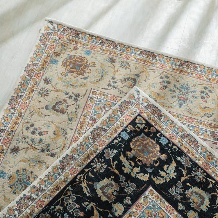 新品　ペルシャ風柄プリントアクセントラグ　200×250cm ピンク グラムスタイル ラグ カーペット ペルシャ 風 ゴブラン織 3畳 200×250