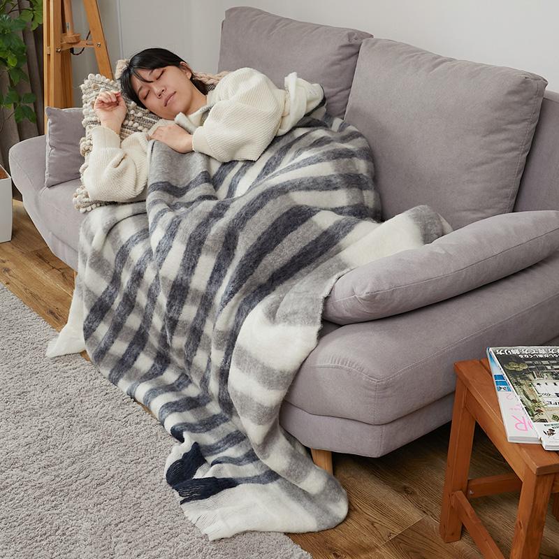 グラムスタイル 在庫処分 特価 ひざ掛け ブランケット ハーフ 125