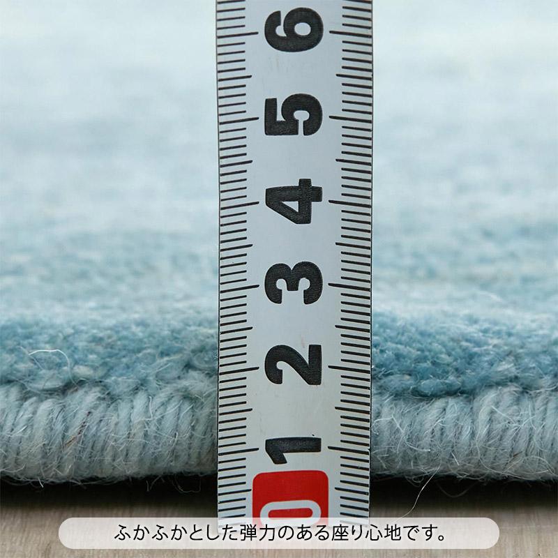 グラムスタイル 在庫処分 特価 ギャベ ギャッベ ラグ 絨毯 円形 120