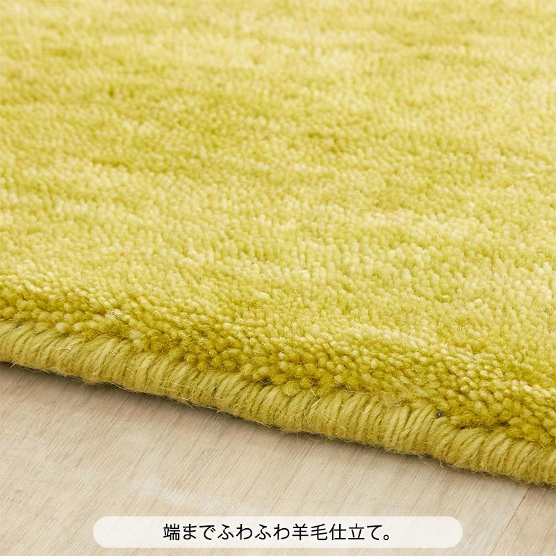 在庫処分 特価 ギャベ ギャッベ ラグ 絨毯 円形 120 手織り ギャベ絨毯 ギャッベ絨毯 防炎 ウール / ホノコ 120 cm | グラムスタイル | 23
