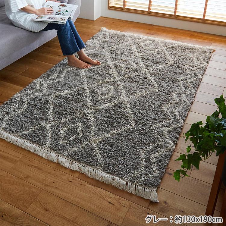 ウィルトン　カーペット　ラグ 160x230cm ライトグレー トレラ トルコ製 ウィルトン織り カーペット ラグ 絨毯 長方形