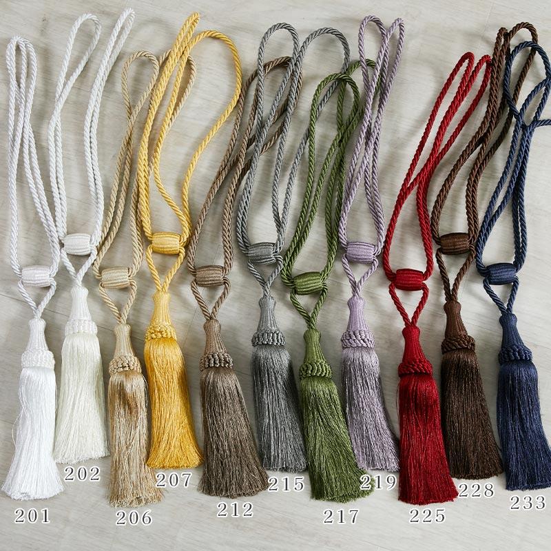 グラムスタイル 在庫処分 特価 カーテンタッセル ロープ 2本セット