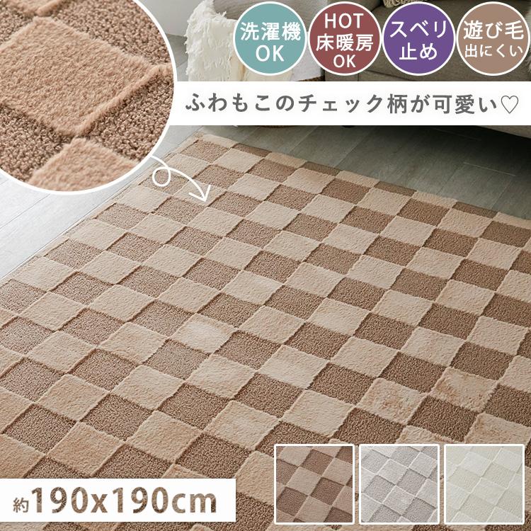グラムスタイル ラグ カーペット ラグマット 厚手 2畳 洗える グラムスタイル ラグ カーペット ラグマット 厚手 2畳 洗える