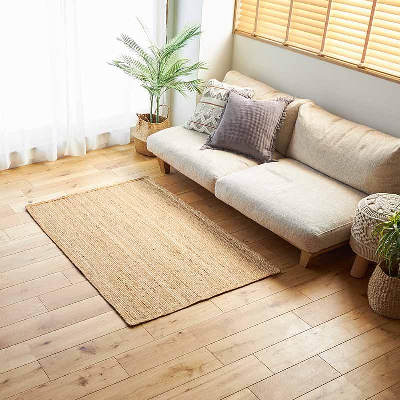 グラムスタイル ジュートラグ ラグ ラグマット カーペット 1畳 100×140