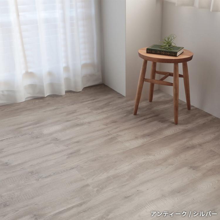 フロアタイル 置くだけ 賃貸 木目調 抗菌 撥水 6畳 DIY リフォーム 床材 床タイル 木目 滑り止め 北欧 おしゃれ 吸着 敷くだけ / ウッドタイルの画像