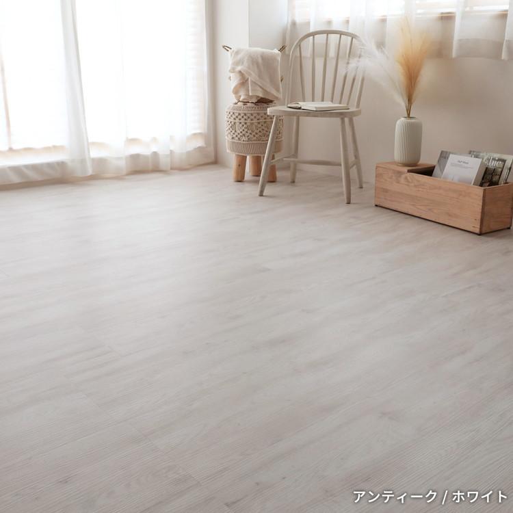 フロアタイル 置くだけ 賃貸 木目調 抗菌 撥水 6畳 DIY リフォーム 床材 床タイル 木目 滑り止め 北欧 おしゃれ 吸着 敷くだけ / ウッドタイルの画像