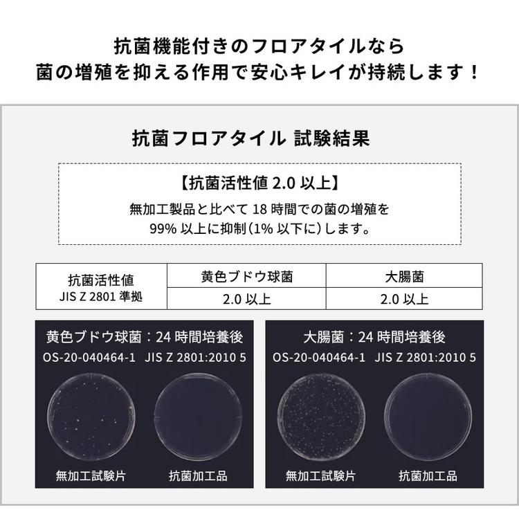 フロアタイル 置くだけ 賃貸 木目調 抗菌 撥水 6畳 DIY リフォーム 床材 床タイル 木目 滑り止め 北欧 おしゃれ 吸着 敷くだけ / ウッドタイルの画像