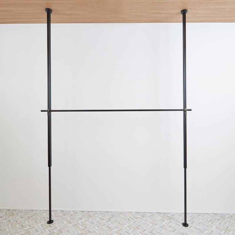 グラムスタイル 天井突っ張り式 ハンガーラック 幅180cm 高さ200-280cm