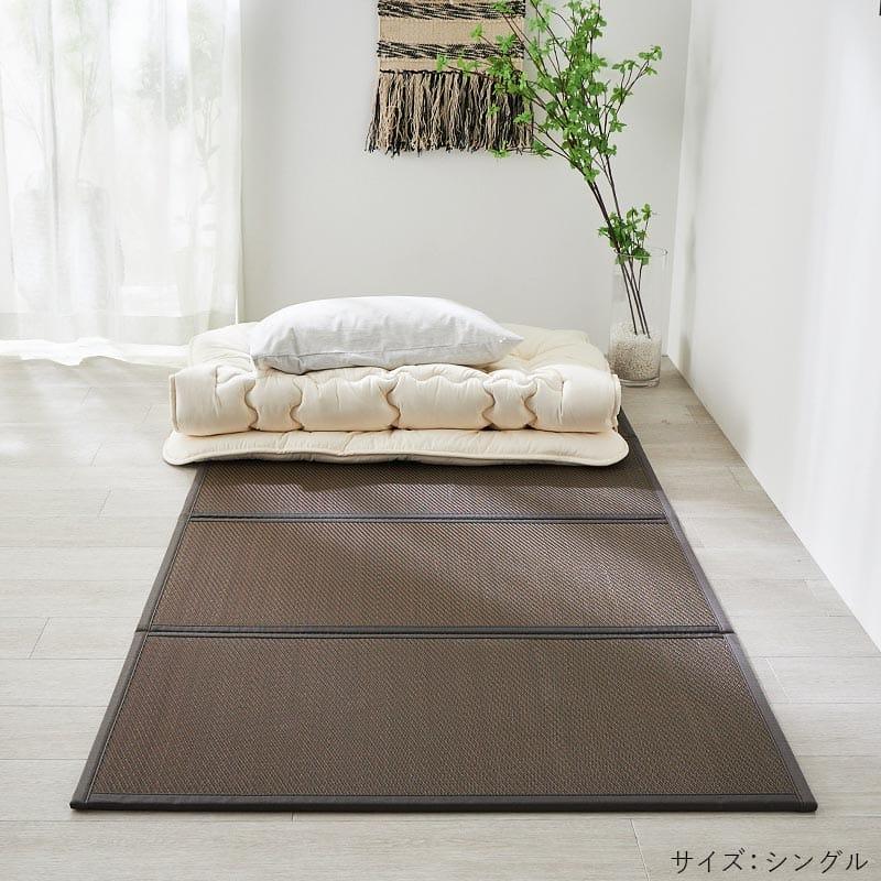 畳マット　美品 畳マット い草マット 幅70cm 正方形 4枚 6枚 畳 い草 滑り止め