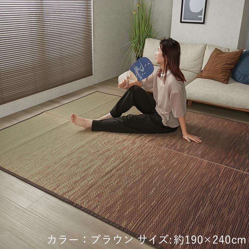 い草ラグ 191×250 国産 抗菌 防臭 カーペット グラムスタイル い草ラグ 3畳 191×250 国産 井草ラグ い草マット ラグ
