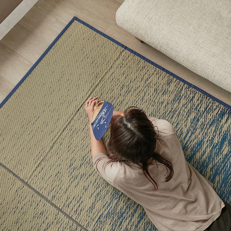 グラムスタイル い草ラグ 3畳 191×250 国産 井草ラグ い草マット ラグ