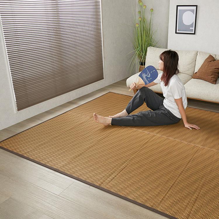 グラムスタイル い草ラグ 2畳 191×191 国産 井草ラグ い草マット ラグ