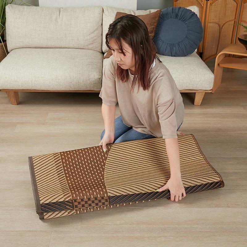 グラムスタイル い草ラグ 4畳 191×300 国産 井草ラグ い草マット ラグ