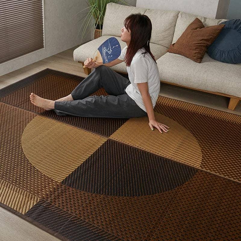 グラムスタイル い草ラグ 4畳 191×300 国産 井草ラグ い草マット ラグ