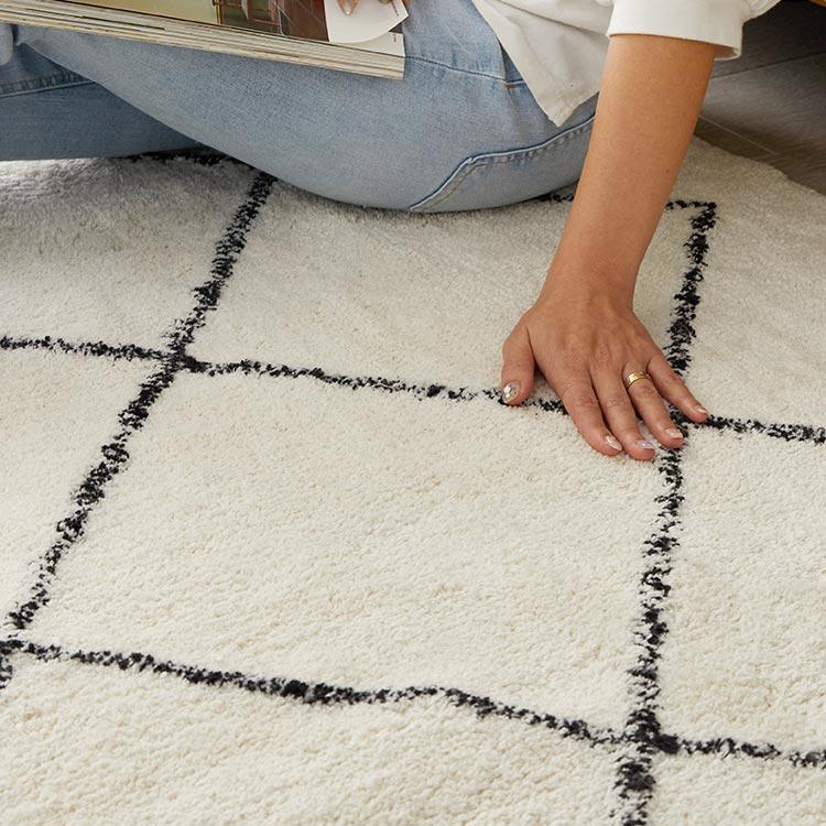 グラムスタイル 在庫処分 特価 ラグ ラグマット カーペット 洗える 1.5