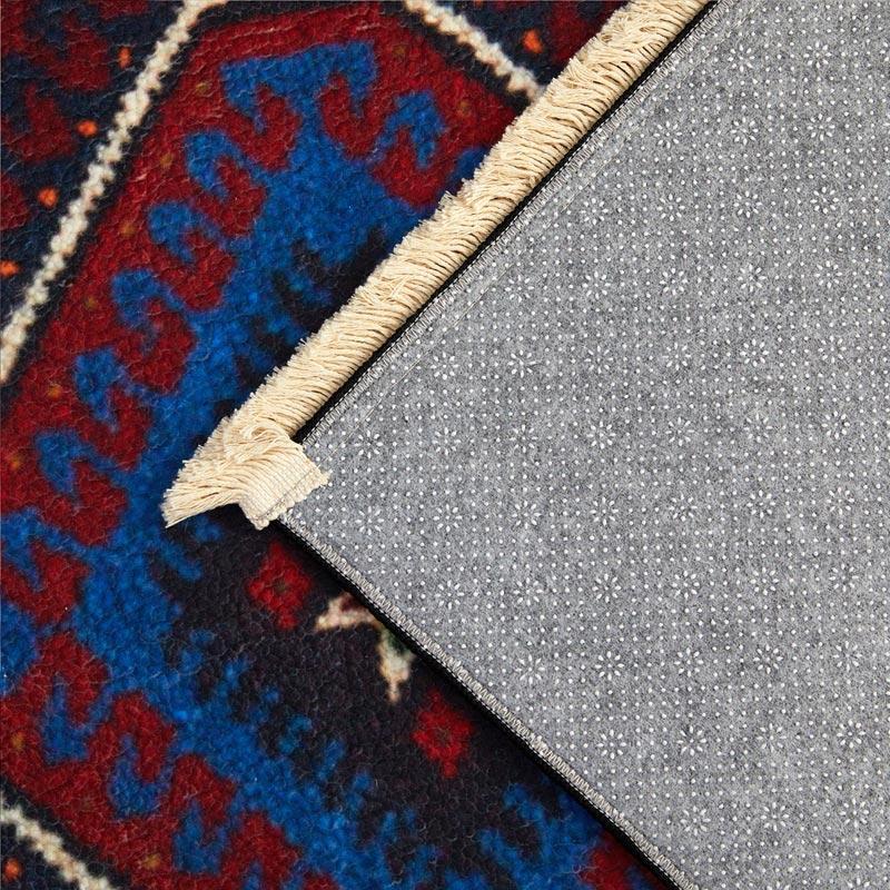 在庫処分 特価 キッチンマット マット 長方形 寝室 ベッドサイド かわいい オシャレ 北欧 エスニックマット 厚手 / トライバルマット D | グラムスタイル | 14