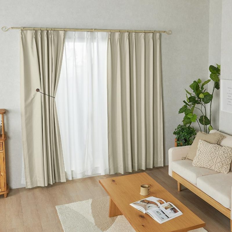 グラムスタイル カーテン 遮光 裏地付き 1枚 オーダー 完全遮光 防音